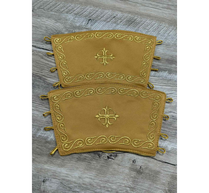 Embroidered Deacon's Vestment with Slavic double orar - Protodeacon's orarion