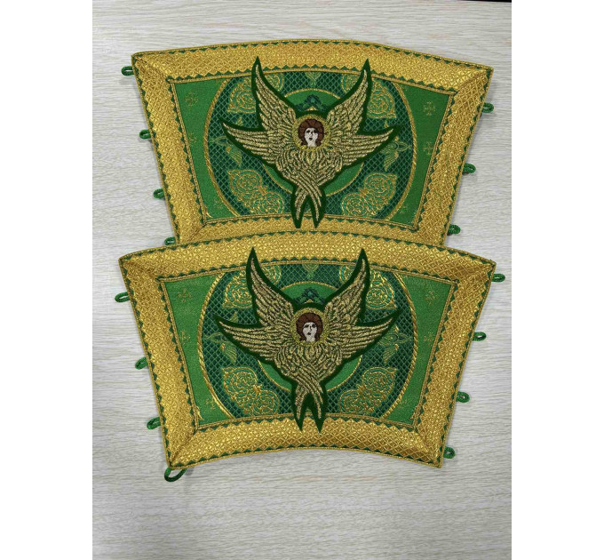 Vestment for protodeacon - Sticah and orar in brocade with angels