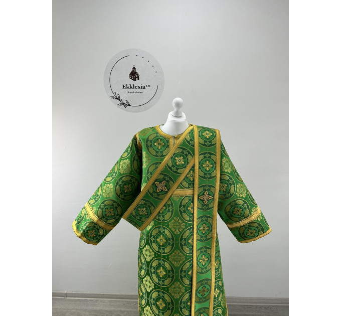 Vestment for protodeacon - Sticah and orar in brocade with angels