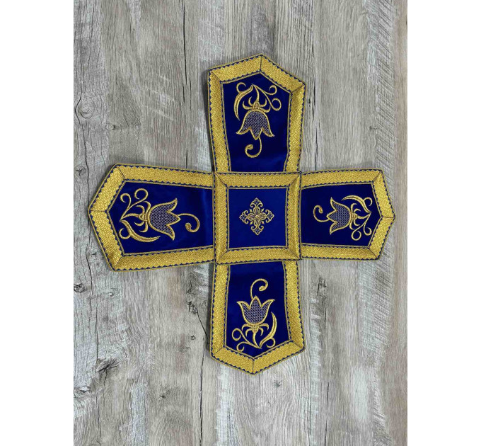 Embroidered Orthodox Chalice Covers - Aer and chalice veil set - Gift idea