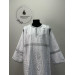 Altar Server Reader Robe in Christmas brocade - Stikharion - Surplice - Rochet