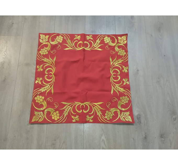 Embroidered iliton cover for church use