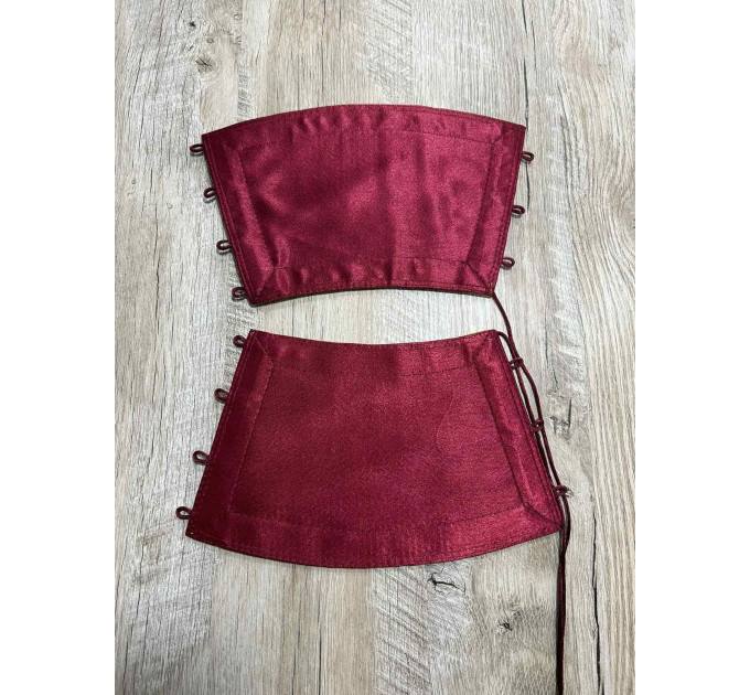 Priest's cuffs in metallic angels brocade