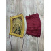 Priest's cuffs in metallic angels brocade