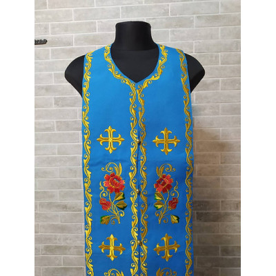 Embroidered Stole and cuffs - Communion set - Priest's set - Orthodox set