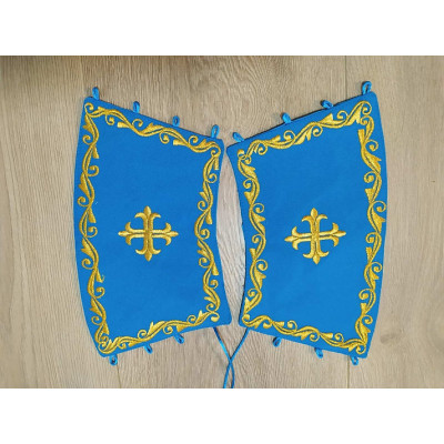Embroidered Stole and cuffs - Communion set - Priest's set - Orthodox set