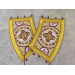 Orthodox stole and cuffs in metallic brocade - Priest's communion set gift idea