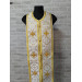 Communion set in brocade - Stole and cuffs - Priest's set - Orthodox stole