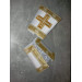 Simple priest's stole and cuffs - White communion set - Orthodox plain set