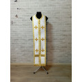 Simple priest's stole and cuffs - White communion set - Orthodox plain set