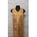 Orthodox red stole and cuffs in brocade - Priest's communion set - Gift idea