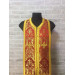Red-gold priest set of stole and cuffs - Communion set - Church set or clothes