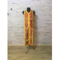 Red-gold priest set of stole and cuffs - Communion set - Church set or clothes
