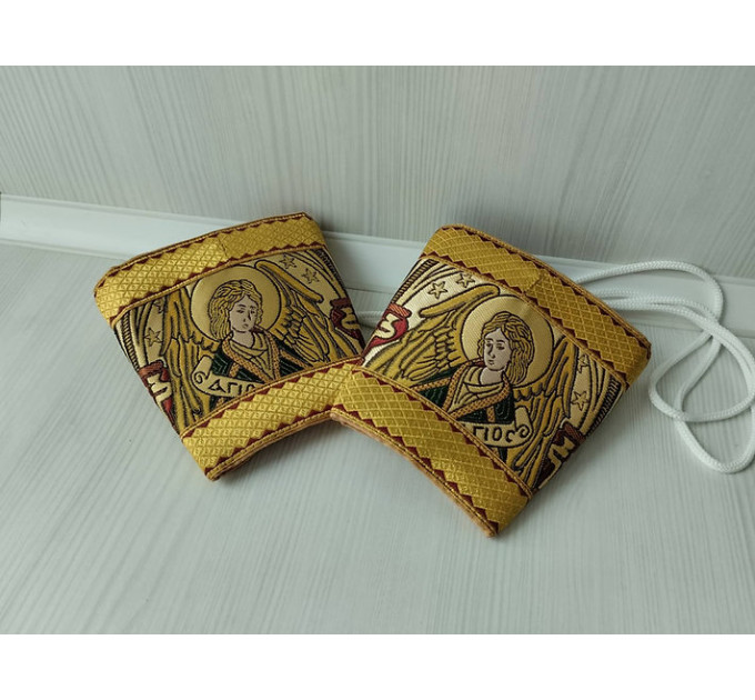 Metallic brocade cuffs - Priest Cuffs - Priest's cuff - greek brocade - orthodox set