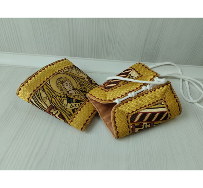 Metallic brocade cuffs - Priest Cuffs - Priest's cuff - greek brocade - orthodox set