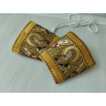 Metallic brocade cuffs - Priest Cuffs - Priest's cuff - greek brocade - orthodox set