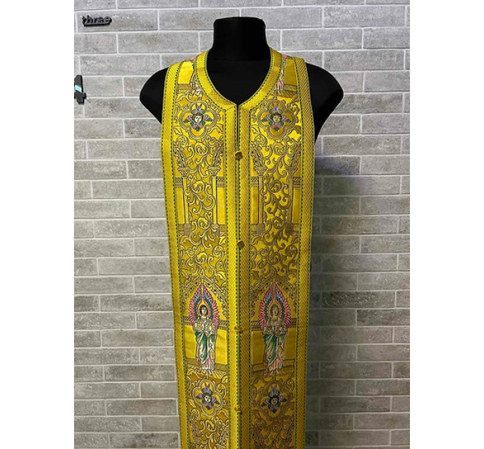 Communion set in Greek brocade - Stole and cuffs in Greek brocade - Priest's set