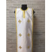 Coptic style epitrachilus - Coptic Stole in satin - Coptic epitrachil