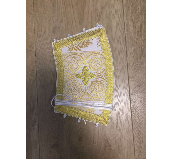 Stole and cuffs in brocade - Priest's communion set - Orthodox church set