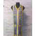 Rich blue orthodox set of stole and cuffs in brocade - Priest's communion set