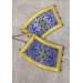 Stole and cuffs in rich brocade - Priest's communion set - Orthodox church set