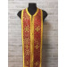 Stole and cuffs in rich brocade - Priest's communion set - Orthodox church set