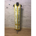 Unique brocade priest set of stole and cuffs - Communion set - Orthodox priest