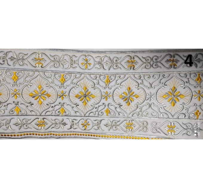Bishop's Podsakkosnik - White Stikhar - Podsaccosnik - Priest's Podriznik priest