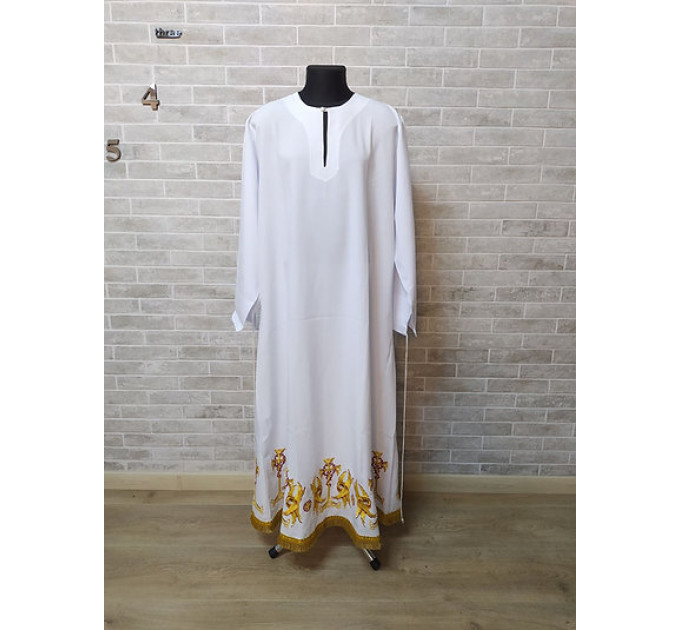 Bishop's Podsakkosnik - White Stikhar - Podsaccosnik - Priest's Podriznik priest