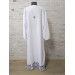Embroidered pydryznik with a blue floral print - Stichar - Priest podriznik