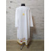 Embroidered pydryznik with a floral print - podriznik stichar- Priest