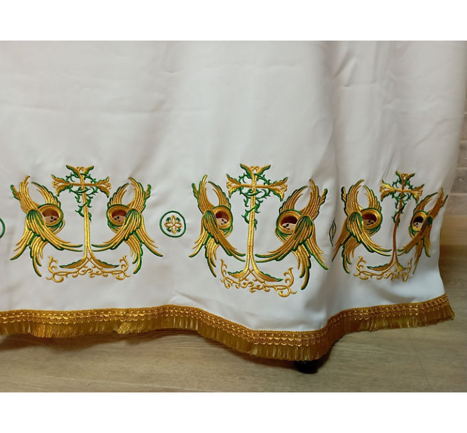 Stichar with embroidery by angels - podriznik - Priest stikhar - Altar vestment