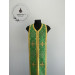 Epitrachil and cuffs in rich brocade - Communion set for priest - Stole and cuffs