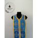 Cuffs and stole in brocade - Priest's communion set - Orthodox church priest's epitrachil