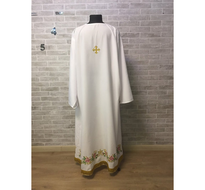 Embroidered floral Stikhar - podriznik - Priest stikhar - Altar vestment