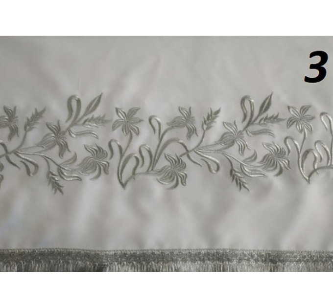 Extra thin embroidered pydryznik - Stichar in linen - Podriznik - Priest stichar