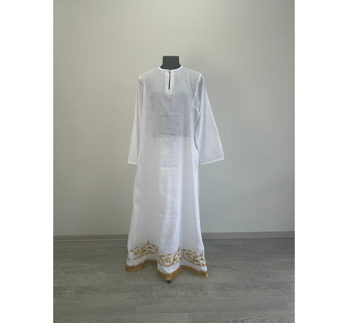 Extra thin embroidered pydryznik - Stichar in linen - Podriznik - Priest stichar