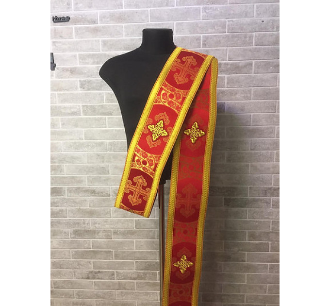 Deacon's and Protodeacon's orthodox orarion - Priest orar for stichar
