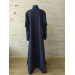 Dark Blue Embroidered Orthodox cassock - St. Petersburg style cassock in linen-gabardine - Cassock - Inner cassock - Undercassock