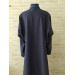 Dark Blue Embroidered Orthodox cassock - St. Petersburg style cassock in linen-gabardine - Cassock - Inner cassock - Undercassock