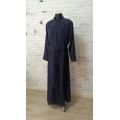Greek style cassock without decorative embroidery - Orthodox cassock in dark blue - Inner cassock - Orthodox cassock