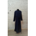 Greek style cassock without decorative embroidery - Orthodox cassock in dark blue - Inner cassock - Orthodox cassock