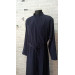 Greek style cassock without decorative embroidery - Orthodox cassock in dark blue - Inner cassock - Orthodox cassock