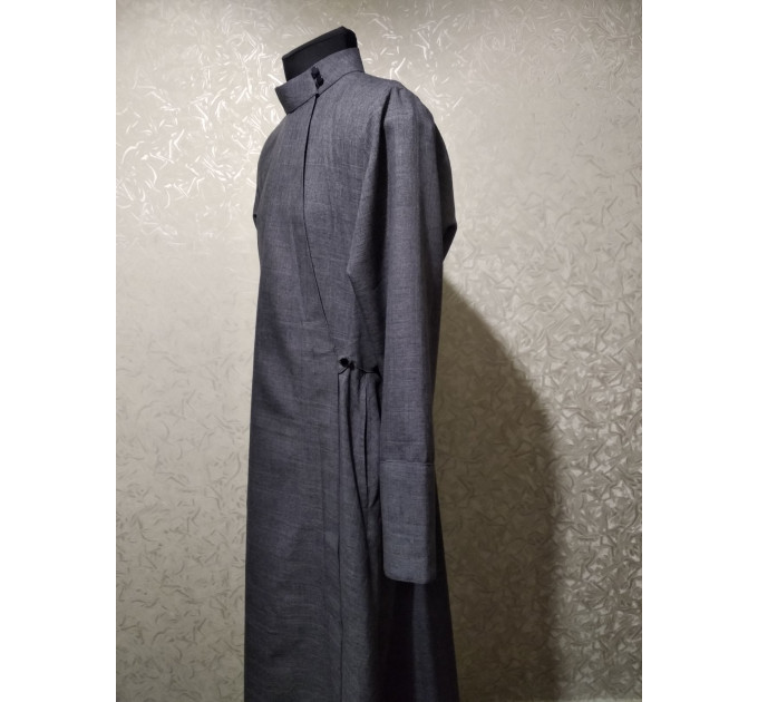 Slavic style Orthodox cassock - Cassock for a priest - Religious cloth - Clergy robe - Undercassock
