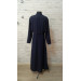Greek style cassock without decorative embroidery - Orthodox cassock in dark blue - Inner cassock - Orthodox cassock