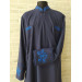 Dark Blue Embroidered Orthodox cassock - St. Petersburg style cassock in linen-gabardine - Cassock - Inner cassock - Undercassock