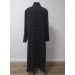 Winter cassock made of half-wool - Black cassock in half-wool - Warm orthodox ondercassock - Winter innercassock
