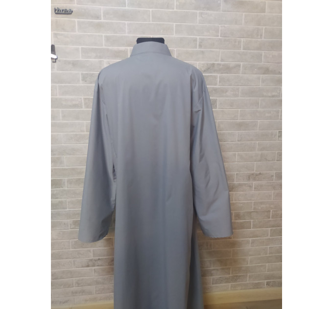 Romanian style Orthodox cassock on buttons - Cassock for a priest - Religious cloth - Clergy robe - Undercassock