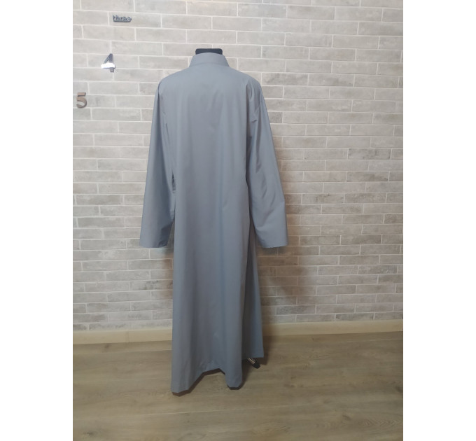 Romanian style Orthodox cassock on buttons - Cassock for a priest - Religious cloth - Clergy robe - Undercassock