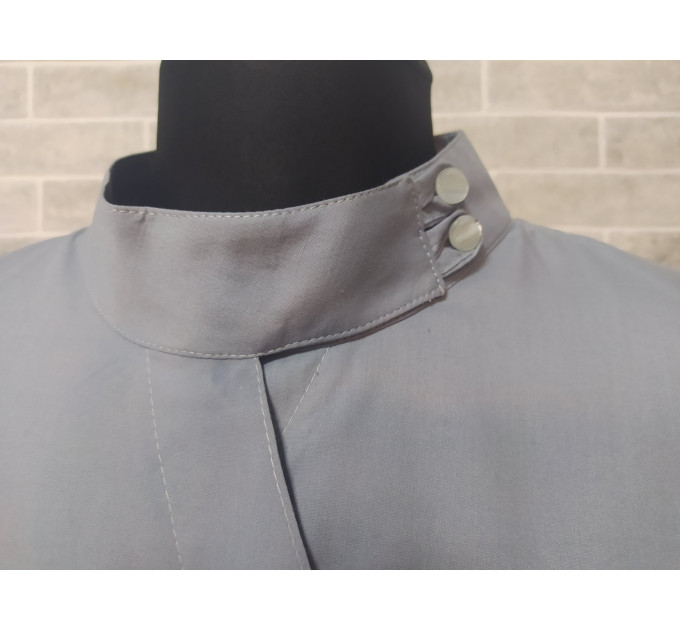 Romanian style Orthodox cassock on buttons - Cassock for a priest - Religious cloth - Clergy robe - Undercassock